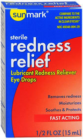 Sunmark Sterile Redness Relief Lubricant Eye Drops - 0.5 Ounces - 1 Each