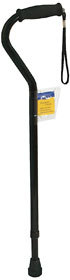 Nova Cane Black With Strap - 1 Count