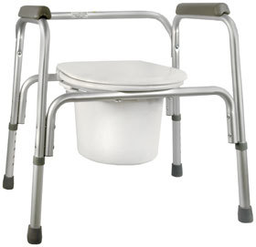 Sunmark 3 in 1 Commode Aluminum Frame - 1 Count