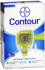 Contour Blood Glucose Monitoring System Green - 1 Each
