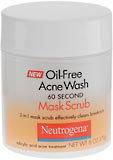 Neutrogena Oil-Free Acne Wash Mask Scrub  -  6 OZ