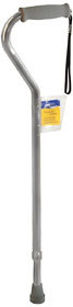 Nova Cane Silver With Strap - 1 Count