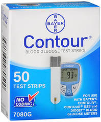 CONTOUR Blood Glucose Test Strips- 50 Each