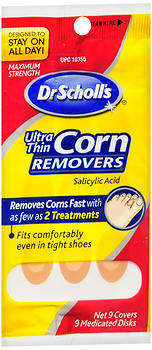 Dr. Scholl's Corn Removers, Medicated, Ultra-Thin  - 9ea