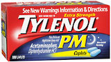 Tylenol Pain Reliever/Sleep Aid, Extra Strength, Caplets  - 100ea