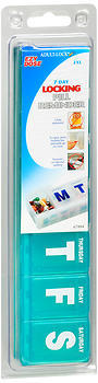 Ezy Dose 7-Day Locking Pill Reminder 67804