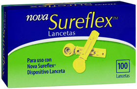 Nove Sureflex Lancets - 100 Each