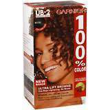 Garnier 100% COLOR Permanent Color Ultra-Lift Browns - UB-2 Mahogany Brown - 1 EA