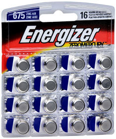 Energizer Zinc Air Batteries Size 675 - 16 Each