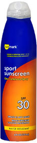 Sunmark Sport Sunscreen Clear Continuous Spray SPF 30 - 6 Ounces - 1 Each