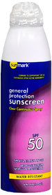 Sunmark General Protection Sunscreen Clear Continuous Spray SPF 50 - 6 Ounces - 1 Each