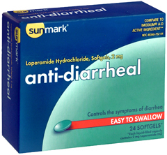 Sunmark Anti-Diarrheal Softgels - 24 Each