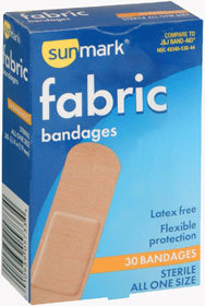 Sunmark Fabric Bandages All One Size - 30 Each