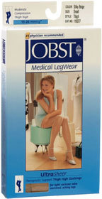 JOBST Medical LegWear Thigh High 15-20 mmHg Ultra Sheer Small Beige - 1 Each