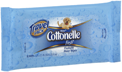 Cottonelle Travel Pack Wipes  - 10 Each