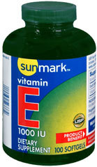unmark Vitamin E 1000 IU Softgels - 100 Each