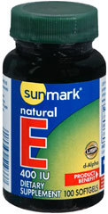 Sunmark Natural E 400 IU Softgels - 100 Each