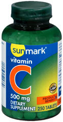 Sunmark Vitamin C 500 mg Tablets - 250 Each
