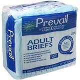 Prevail Adult Briefs Large 45 to 58 inches - 12 EA