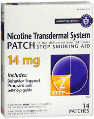 Novartis Nicotine Transdermal System Patch 14 mg Step 2 - 14 EA