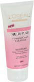 L'Oreal Dermo-Expertise Nutri-Pure Foaming Cream Cleanser  -  6.5 OZ