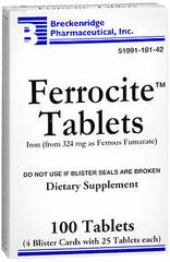 Breckenridge Ferrocite Tablets - 100 Each