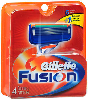 Gillette Fusion Cartridges  - 4 EA