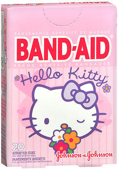 Band-Aid Hello Kitty Adhesive Bandages - Assorted Sizes - Shop Bandages &  Gauze at H-E-B