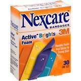 3M Nexcare Bandages Active Brights 3/4 Inch - 30 EA