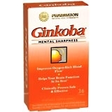 Ginkoba Mental Performance Dietary Supplement  - 36ea