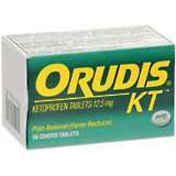 Orudis Ketoprofen, 12.5 mg, Coated Tablets  - 50ea