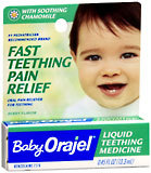 Baby Orajel Teething Pain Relief Liquid, Very Berry  - 0.45oz