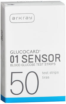 Glucocard Sensor Blood Glucose Test Strips - 50 Each