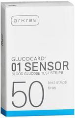 Glucocard Sensor Blood Glucose Test Strips - 50 Each