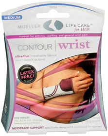 Mueller Life Care For Her Contour Wrist Support Medium - 1 Each