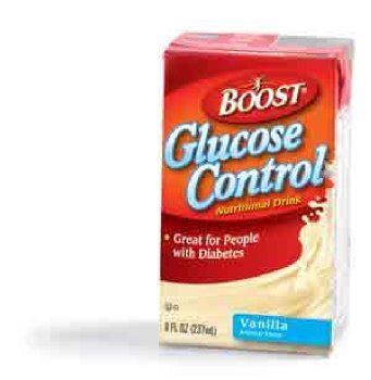 Boost Glucose Control Nutritional Drink Vanilla - 8 Ounces - 27 Pack