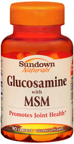 Sundown Naturals Glucosamine With MSM Tablets - 90 Each