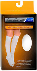 Loving Comfort Anti-Embolism Stockings Moderate White Large Long - 1 Each