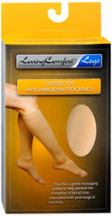Loving Comfort Closed Toe Anti-Embolism Stockings Moderate Beige Large - 1 Each