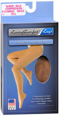 Loving Comfort Fashion Pantyhose Sheer Mild Beige Tall 8-15 - 1 Each