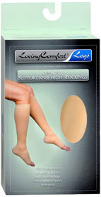 Loving Comfort Support Knee High Stockings X-Firm Open Toe Beige Extra Large BL KN 30 40 - 1 Each