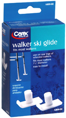 Carex Walker Ski Glides - 2 Each