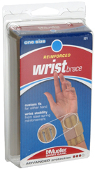 Mueller Sport Care Wrist Brace Reinforced One Size Beige - 1 Each
