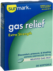 Sunmark Extra Strength Gas Relief Soft gels - 30 Each