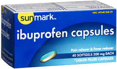 Sunmark Ibuprofen Liquid Filled Capsules - 40 Each