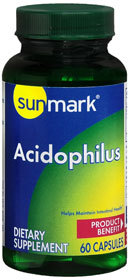 Sunmark Acidophilus Capsules - 60 Each