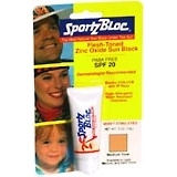 SportzBloc Sunblock SPF 20 Medium - 0.5 OZ