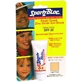 SportzBloc Sunblock SPF 20 Light - 0.5 OZ