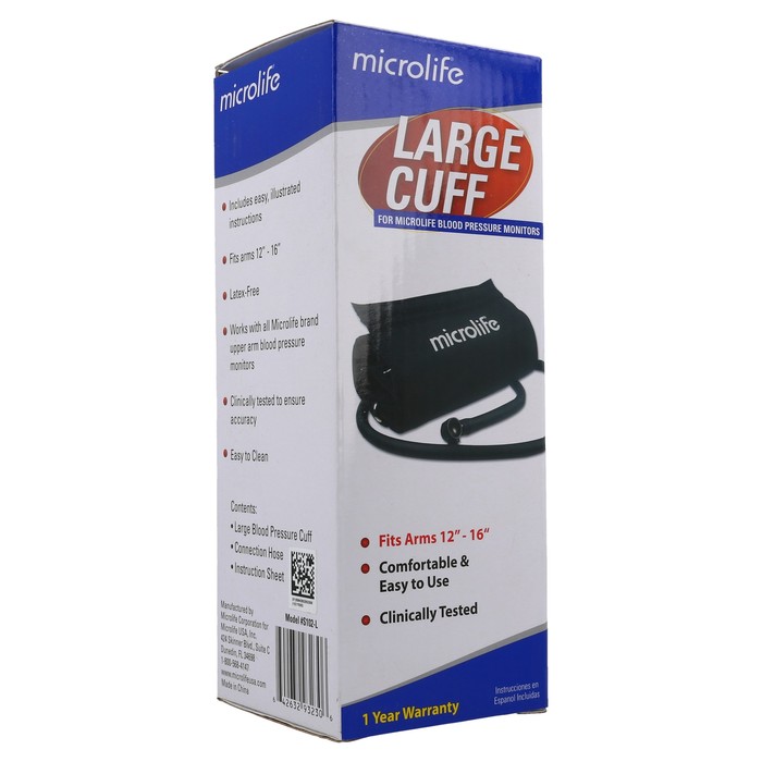 Microlife USA  Extra-Large Blood Pressure Cuff, Fits Upper Arms