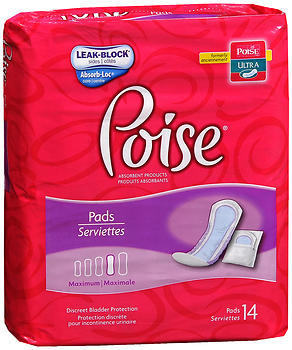Poise Pads Ultra Absorbency - 14 EA ( 6 Pack)